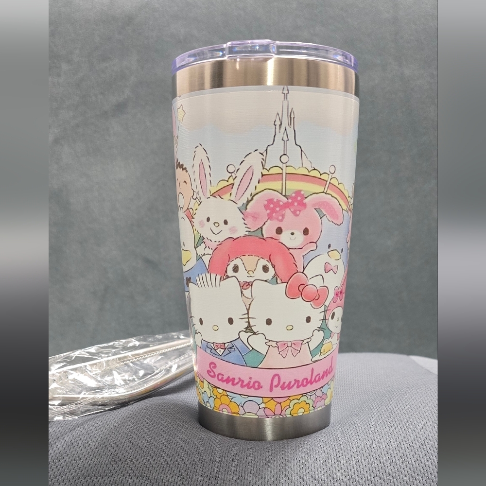 Sanrio Hello Kitty Tumbler With Straw and Cleaner Straw